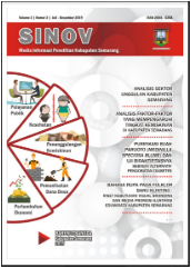 					View Vol. 6 No. 2 (2024): Sinov : Media Informasi Penelitian Kabupaten Semarang
				